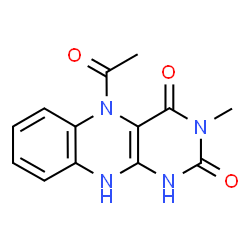 Alloxazine,5-acetyl-5,10-dihydro-3-methyl- (6CI) picture