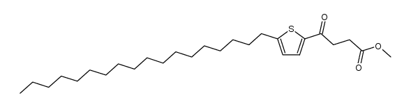 methyl 4-(5-octadecylthiophen-2-yl)-4-oxobutanoate结构式