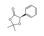 (R)-2,2-dimethyl-5-phenyl-1,3-dioxolan-4-one Structure