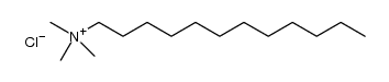 十四烷基三甲基氯化铵结构式