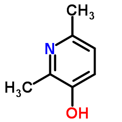 2,6-二甲基-3-羟基吡啶结构式