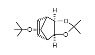 exo-2,3-O-isopropylidene-syn-7-tert-bicyclo[2.2.1]hept-5-ene Structure