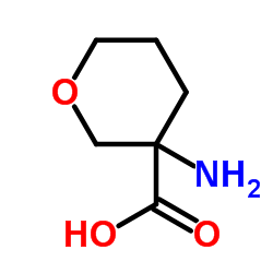 3-氨基四氢-2H-吡喃-3-羧酸结构式