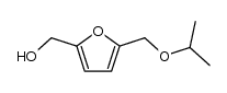 5-hydroxymethyl-2-[(1-methylethoxy)methyl]furan Structure