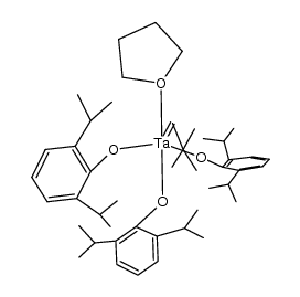 Ta(CH-t-Bu)(DIPP)3(THF)结构式
