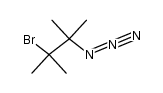 2-azido-3-bromo-2,3-dimethylbutane Structure