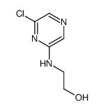 2-(6-氯吡嗪-2-基氨基)乙醇结构式
