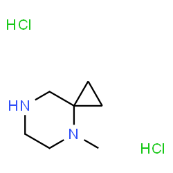 4-甲基-4,7-二氮杂螺[2.5]辛烷二盐酸盐结构式