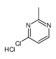 4-chloro-2-methylpyrimidine,hydrochloride Structure