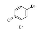 2,4-Dibromopyridine-1-oxide Structure
