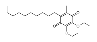 6-decyl-2,3-diethoxy-5-methyl-1,4-benzoquinone结构式