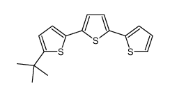2-tert-butyl-5-(5-thiophen-2-ylthiophen-2-yl)thiophene Structure