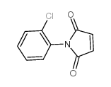 N-(邻氯苯基)马来酸结构式