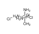 dichloroaquotriammine cobalt(III) chloride Structure