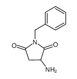 1-benzyl-3-aminopyrrolidine-2,5-dione Structure