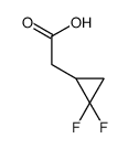 2-(2,2-二氟环丙基)乙酸结构式