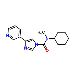 N-Cyclohexyl-N-methyl-4-(3-pyridinyl)-1H-imidazole-1-carboxamide Structure