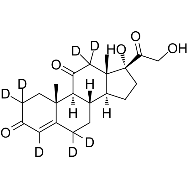 Cortisone-d7 Structure