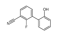 2-fluoro-3-(2-hydroxyphenyl)benzonitrile Structure