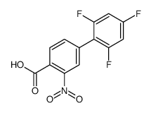 2-nitro-4-(2,4,6-trifluorophenyl)benzoic acid Structure