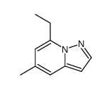 Pyrazolo[1,5-a]pyridine,7-ethyl-5-methyl-结构式