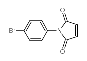 N-(4-溴苯基)马来酰亚胺结构式