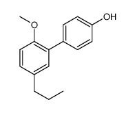 2'-methoxy-5'-propyl-[1,1'-biphenyl]-4-ol结构式