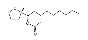 (R)-1-((S)-tetrahydrofuran-2-yl)nonyl acetate Structure