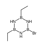 2-bromo-4,6-diethyl-1,3,5,2,4,6-triazatriborinane结构式