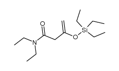Diaethylester der β-Triaethylsiloxy-vinylessigsaeure Structure