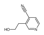 3-(2-hydroxyethyl)isonicotinonitrile结构式