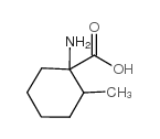1-氨基-2-甲基环己烷羧酸结构式