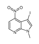 3-Iodo-1-methyl-4-nitro-1H-pyrrolo[2,3-b]pyridine Structure