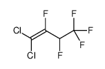 1,1-dichloro-2,3,4,4,4-pentafluorobut-1-ene Structure