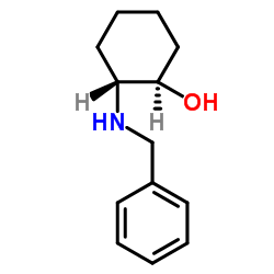 (1R,2R)-2-(苄基氨基)环己醇结构式