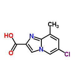 6-Chloro-8-methylimidazo[1,2-a]pyridine-2-carboxylic acid Structure