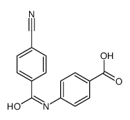 4-[(4-cyanobenzoyl)amino]benzoic acid Structure