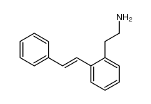 2-(2-styrylphenyl)ethanamine Structure