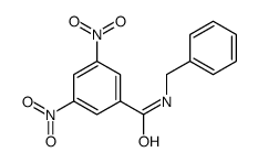 N-benzyl-3,5-dinitrobenzamide结构式