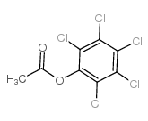 pentachlorophenol acetate Structure