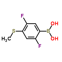 2,5-Difluoro-4-(methylsulfanyl)phenylboronic acid picture