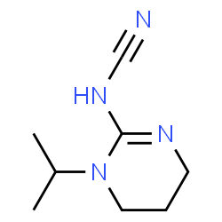 Cyanamide, [1,4,5,6-tetrahydro-1-(1-methylethyl)-2-pyrimidinyl]- (9CI) structure