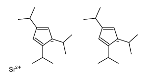 双(三异丙基环戊二烯基)锶结构式