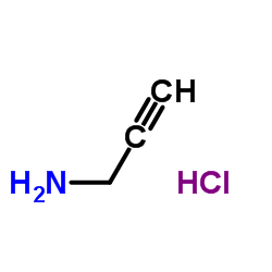 Prop-2-yn-1-aminium chloride Structure