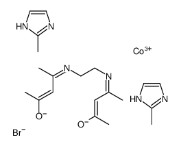 cobalt(3+),2-methyl-1H-imidazole,(Z)-4-[2-[[(Z)-4-oxidopent-3-en-2-ylidene]amino]ethylimino]pent-2-en-2-olate,bromide Structure