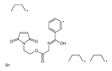 2-(2,5-dioxopyrrol-1-yl)ethyl 2-[(3-tributylstannylbenzoyl)amino]acetate Structure