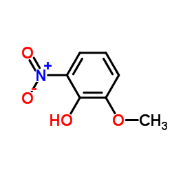 6-甲氧基-2-硝基苯酚结构式