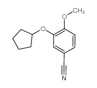 3-(环戊基氧基)-4-甲氧基苯甲腈结构式