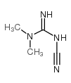 1-氰基-3,3-二甲基胍结构式