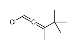 1-chloro-3,4,4-trimethylpenta-1,2-diene结构式